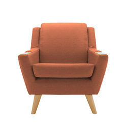 G Plan Vintage The Fifty Five Armchair Tonic Orange